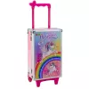 LEAN TOYS Unicorn Pink Ripošanas Koferis Skaistumkopšanas Komplekts