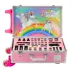 LEAN TOYS Unicorn Pink Ripošanas Koferis Skaistumkopšanas Komplekts