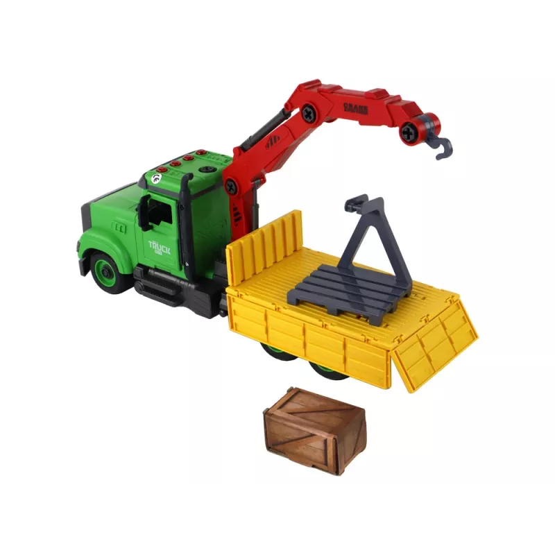 LEAN TOYS Pašizgāzējs ar celtni skrūvēšanai un atskrūvēšanai DIY