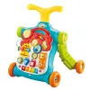 LEAN TOYS 5-in-1 Walker, Pusher, Scooter, Educational Table, Interactive Panel Colorful