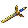 LEAN TOYS Warrior Sword Shield Kit no EVA putuplasta