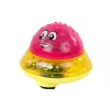 LEAN TOYS Ūdens bumba NLO Diodes Priecīga mūzika Rozā