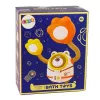 LEAN TOYS Ūdens vannas rotaļlieta Lācītis astronauts duša ar ūdens cirkulāciju un piesūcekņiem