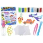 LEAN TOYS Ūdens pērlīšu komplekts DIY Burvju pērlītes 8 krāsas Transporta līdzekļi