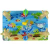 LEAN TOYS Koka klucīšu šķirotājs Sea World Izglītojošas krelles