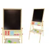 LEAN TOYS Wooden Education Board 2in1 Magnetic-Chalkboard with Accessories Counting Table Multiplication Alphabet