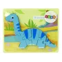 LEAN TOYS Koka Puzle Dinozaurs Brachiozaurs Zils