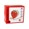 LEAN TOYS Wooden Strawberry Catch the Worm Magnetic Game