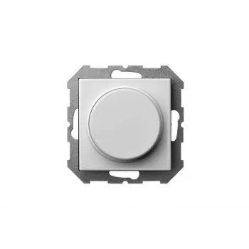 LED dimmera slēdzis ISR-005-01_E/B, 100W, Balts, Rotējošs, Aizmugures mala