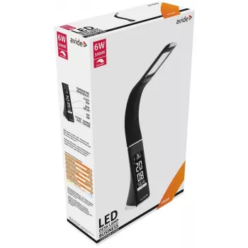 Avide LED galda lampa Business Calendar Black 6W