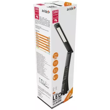 Avide LED galda lampa Business Claude Calendar Black 5W
