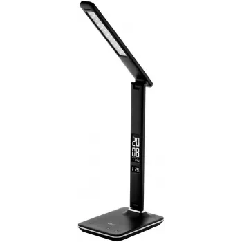 Avide LED galda lampa ar kalendāru melna 6W 350lm