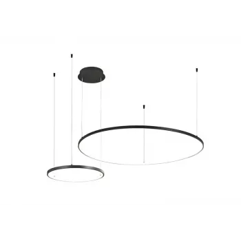LED LENSER Pendant LED Light Sibiu 2xRound 4000K Black