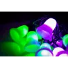 LED virkne ar zvaniņiem, 20 silti baltas LED spuldzes, 2,5 m, ar bateriju darbināma, zelta krāsā