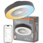 LEDVANCE SMART WIFI Ceiling Fan CYL REM 76W D550T - Viedais griestu ventilators ar iebūvētu LED apgaismojumu, regulējamu baltu gaismu, tālvadību un lietotnes vadību