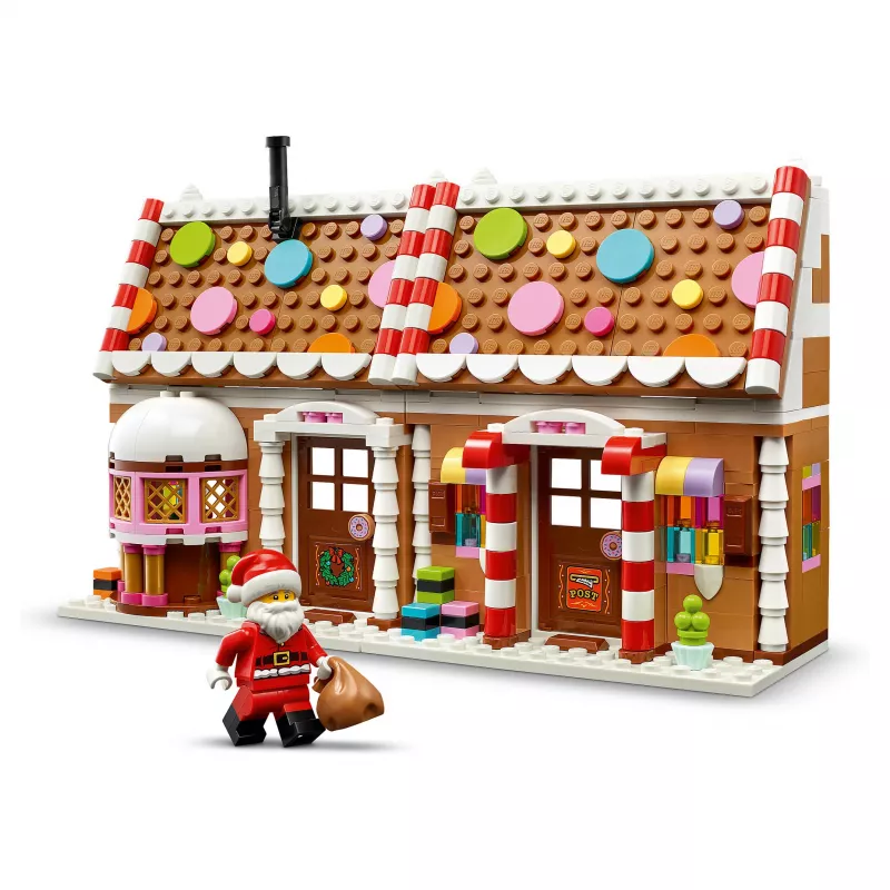LEGO 40809 Sezonas Ziemassvētku piparkūku mājiņas būvēšanas komplekts (136 gab., vecumam 7+)