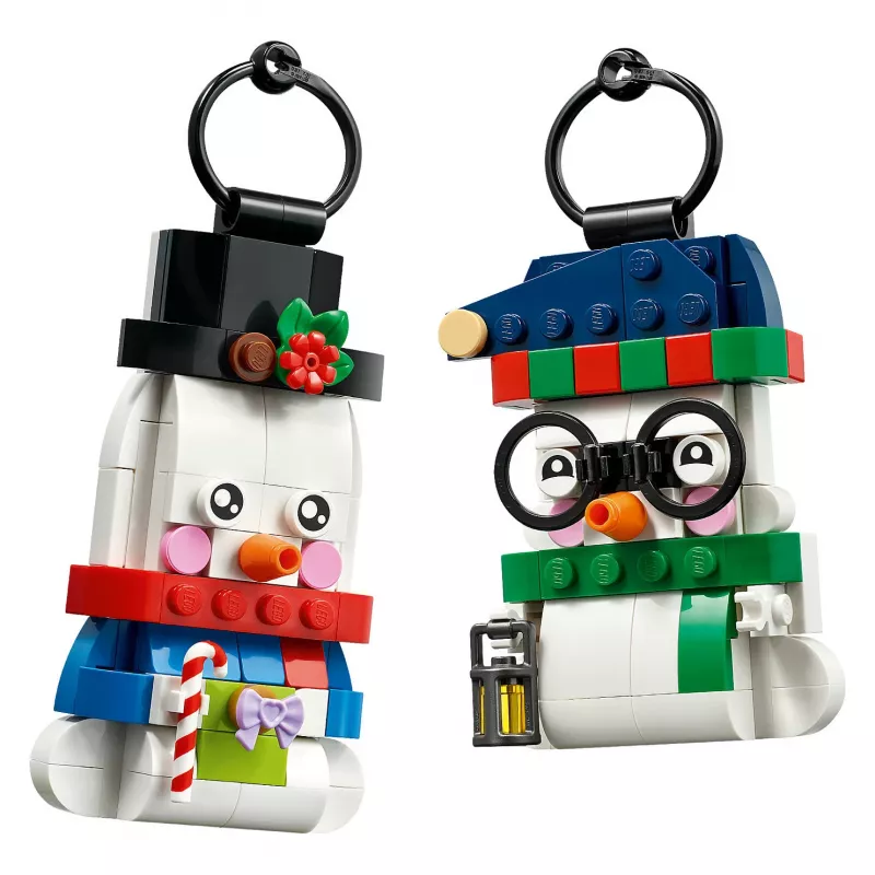 LEGO 40812 Sezonas sniegavīru Ziemassvētku dekorāciju būvēšanas komplekts (153 gab.)
