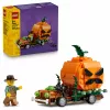 LEGO 40822 Jack-O'-Lantern Pickup Truck konstruktors - 200 detaļas, putnubiedēkļa minifigūra, Helovīna displeja modelis