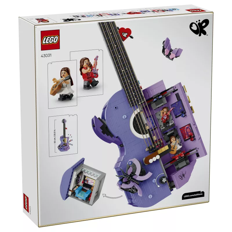LEGO 43031 Bricks Editions Music Olivia Rodrigo dubultģitāra