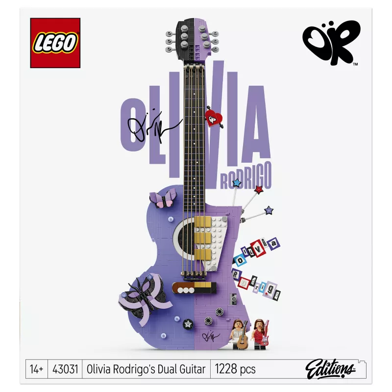 LEGO 43031 Bricks Editions Music Olivia Rodrigo dubultģitāra