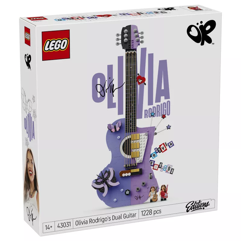 LEGO 43031 Bricks Editions Music Olivia Rodrigo dubultģitāra