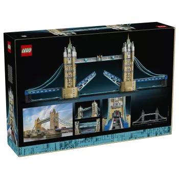 LEGO Architecture 21067 Tower Bridge būvkomplekts (1176 detaļas) - ikonisks Londonas orientiera modelis