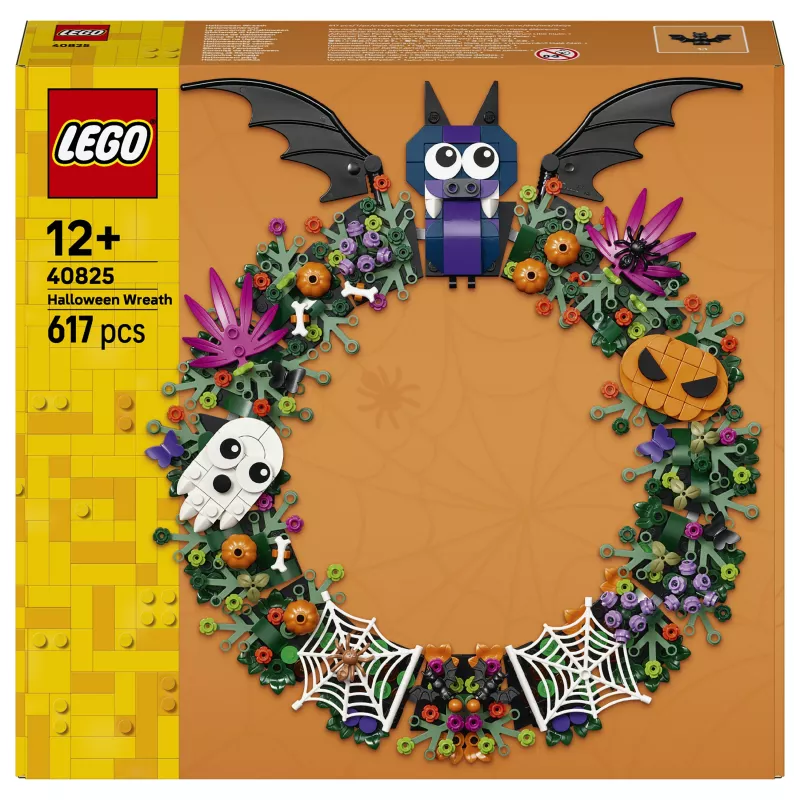 LEGO Bricks Iconic 40825 Helovīna vainaga konstruktoru komplekts (173 detaļas, vecums 8+)