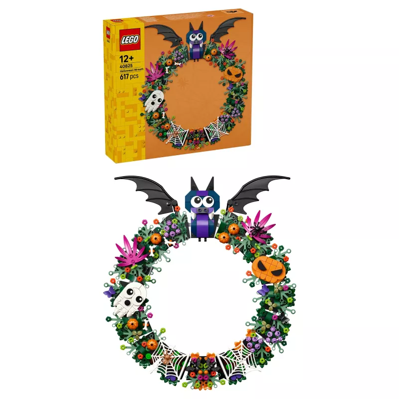 LEGO Bricks Iconic 40825 Helovīna vainaga konstruktoru komplekts (173 detaļas, vecums 8+)