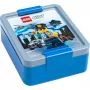 LEGO CITY Lunch Box Blue Polypropylene with Emoticon Graphics 40521735
