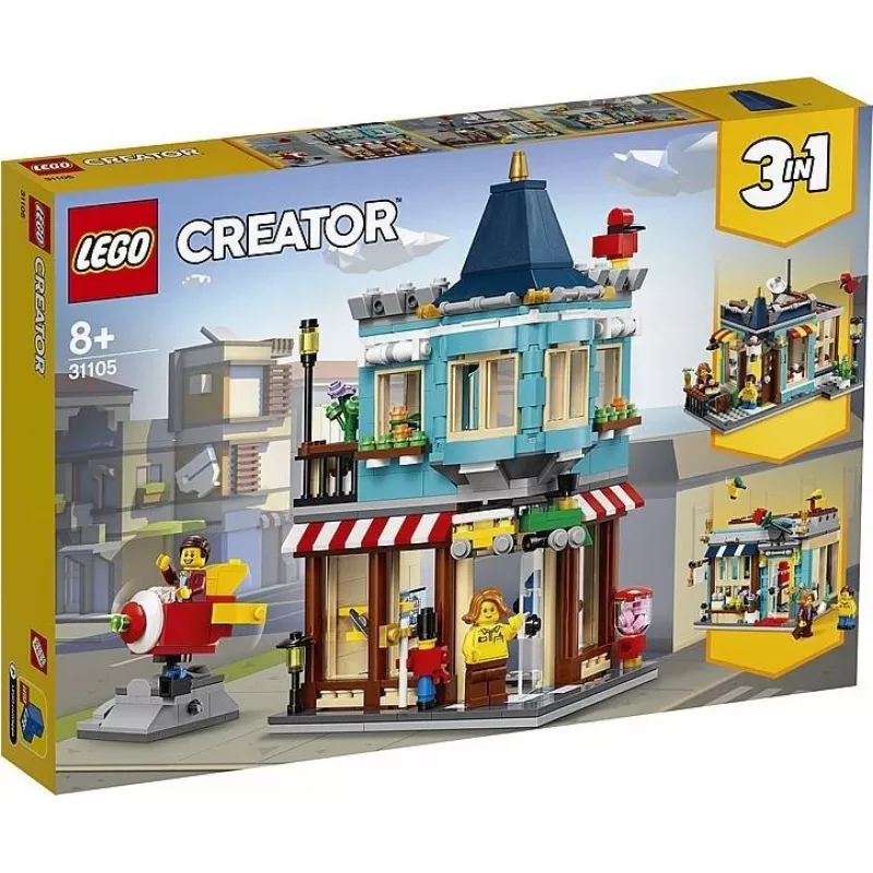 LEGO Creator 3-in-1 Townhouse Toy Store Building Set (31105)