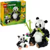 LEGO Creator Savvaļas dzīvnieku komplekts 3-in-1 Būvēšanas bloku komplekts (1171 gab.)