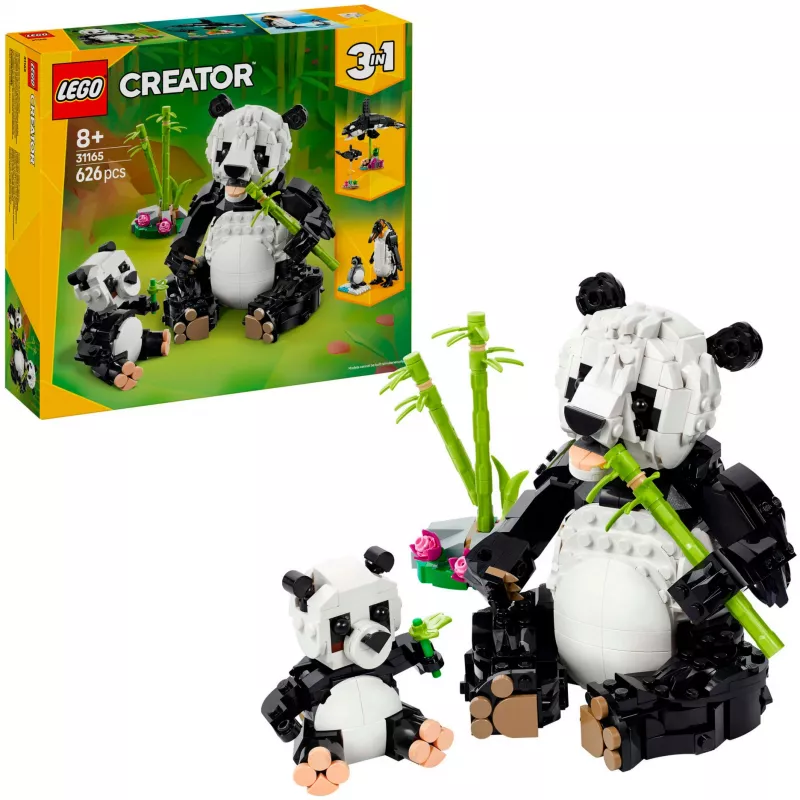 LEGO Creator Savvaļas dzīvnieku komplekts 3-in-1 Būvēšanas bloku komplekts (1171 gab.)