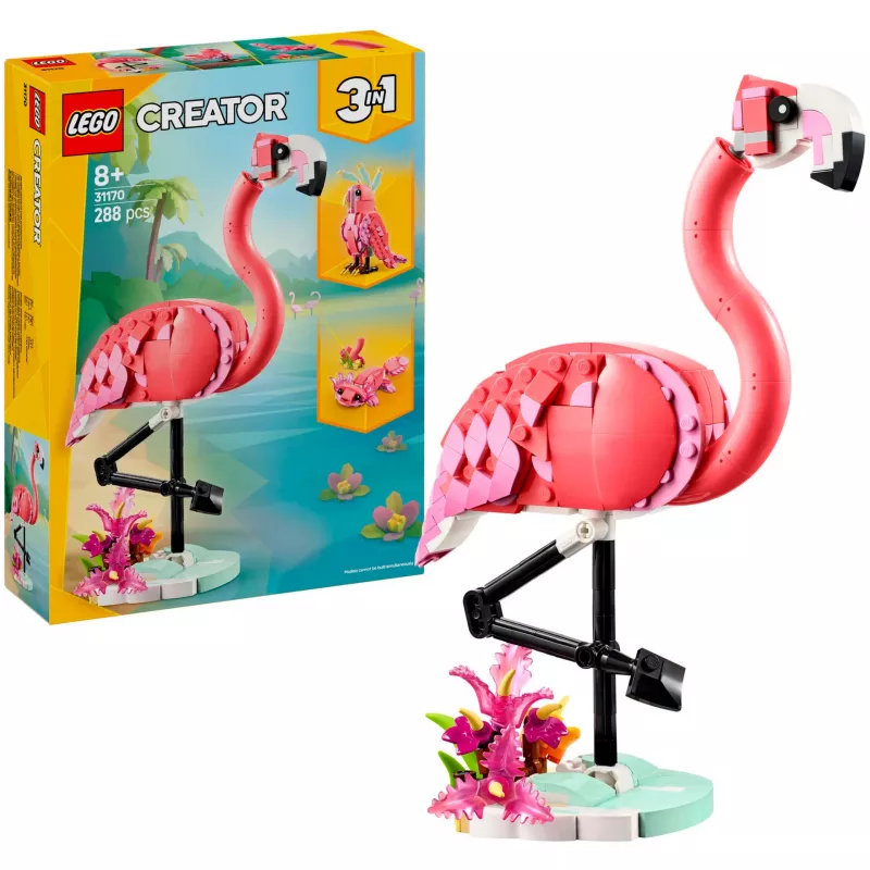LEGO Creator Savvaļas dzīvnieku komplekts 3-in-1 Būvēšanas bloku komplekts (1171 gab.)