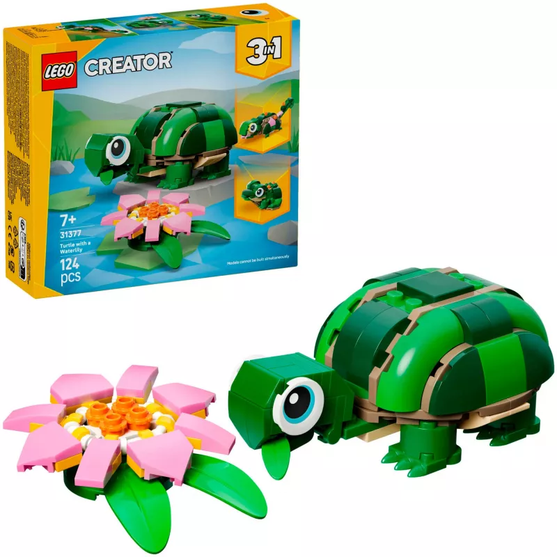 LEGO Creator Savvaļas dzīvnieku komplekts 3-in-1 Būvēšanas bloku komplekts (1171 gab.)