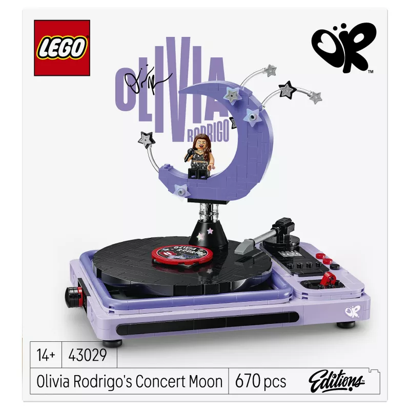 LEGO Disney Olivia Rodrigo koncerta mēness 43029 konstruktoru komplekts (174 detaļas, vecums 6+)