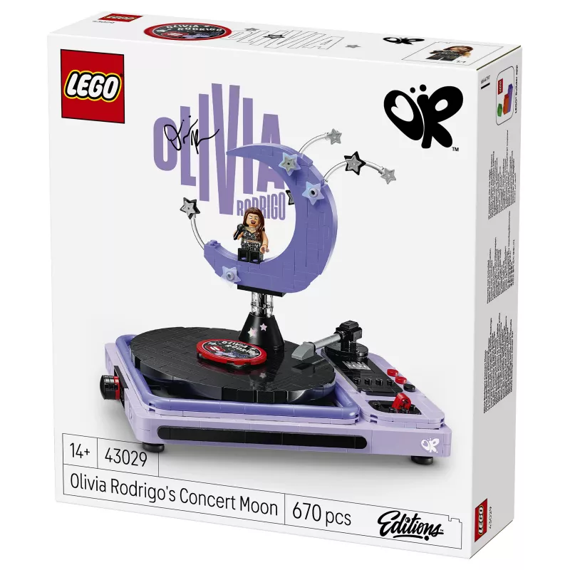 LEGO Disney Olivia Rodrigo koncerta mēness 43029 konstruktoru komplekts (174 detaļas, vecums 6+)