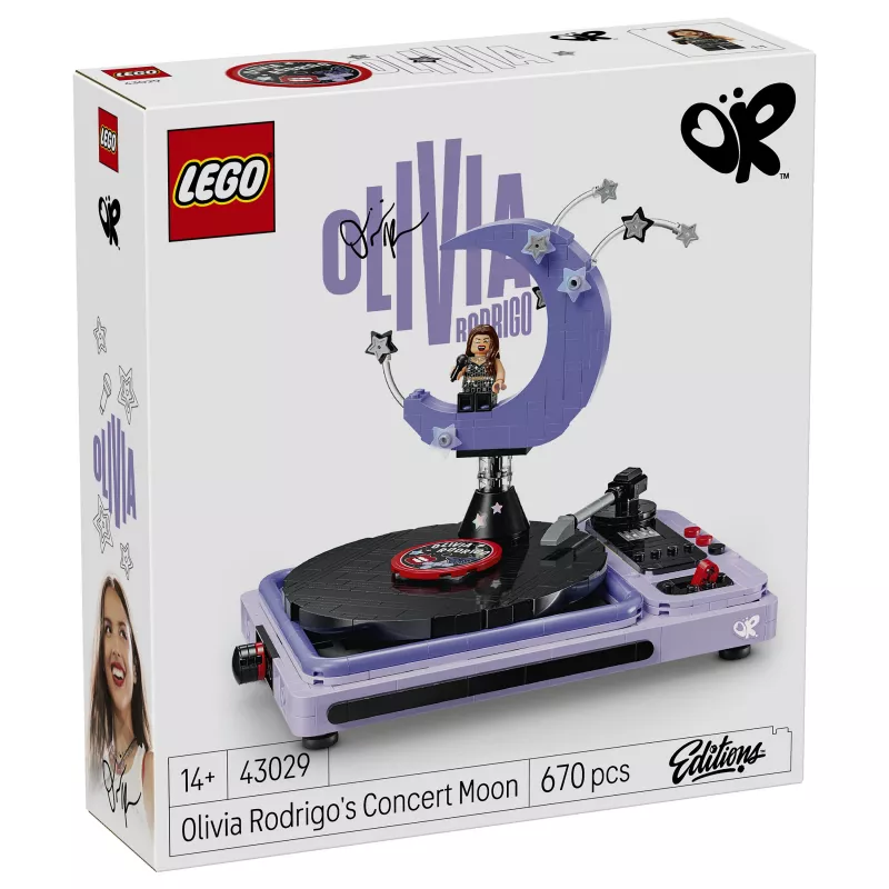 LEGO Disney Olivia Rodrigo koncerta mēness 43029 konstruktoru komplekts (174 detaļas, vecums 6+)