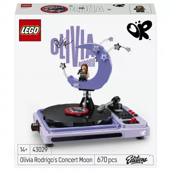 LEGO Disney Olivia Rodrigo koncerta mēness 43029 konstruktoru komplekts (174 detaļas, vecums 6+)