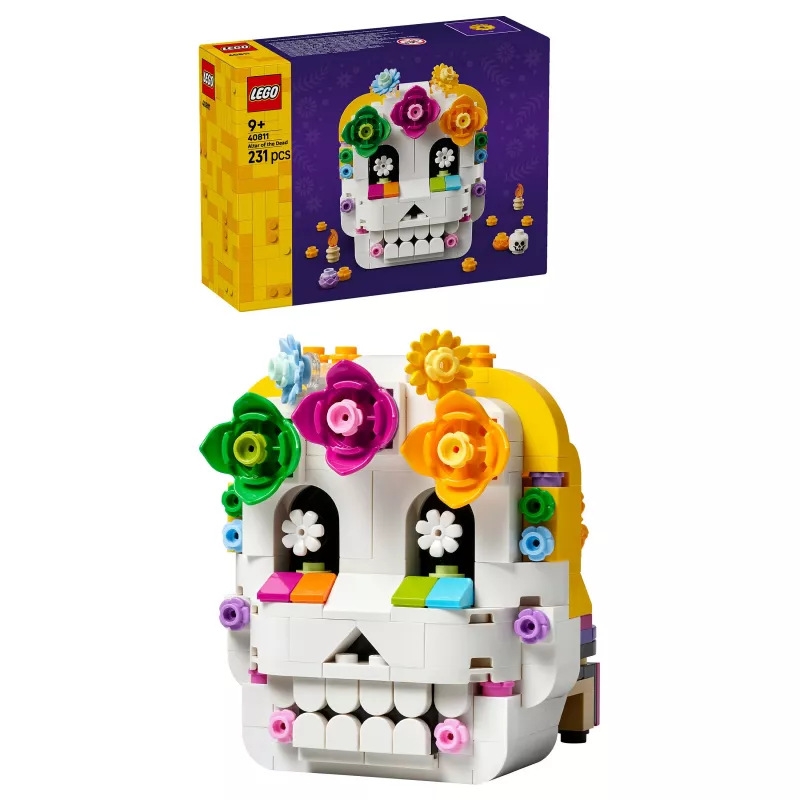 LEGO Iconic 40811 Mirušo altāris – 170 detaļas, 2 minifigūras, Mirušo dienas dekorācija, kolekcionējams būvkomplekts