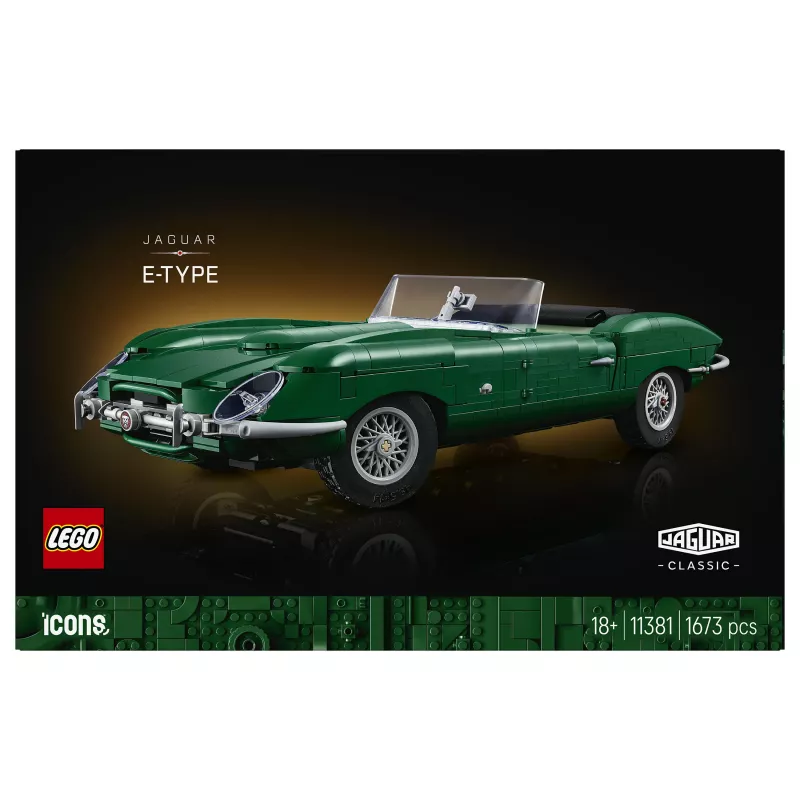 LEGO Icons 11381 Jaguar E-Type būvkomplekts (1458 detaļas)
