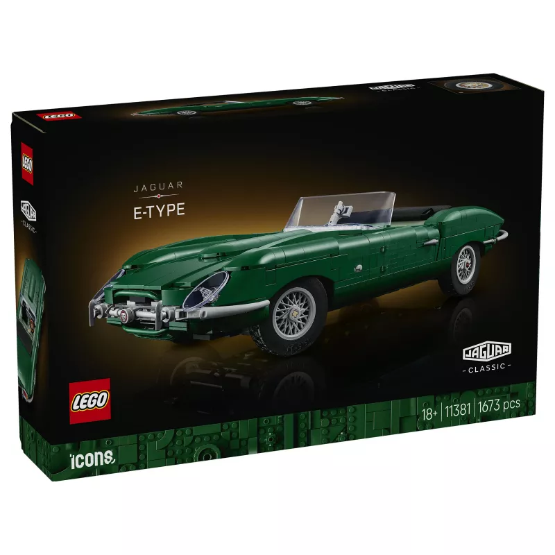 LEGO Icons 11381 Jaguar E-Type būvkomplekts (1458 detaļas)