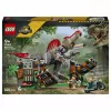 LEGO Jurassic World 77982 Spinosaurus dinozauru bēgšanas konstruktors ar Owen Grady un Claire Dearing minifigūrām (248 detaļas)