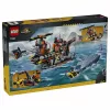 LEGO Jurassic World 77983 Mosasaurus Dinosaur Boat Attack (280 daļas, 3 minifigūras, vecums 7+)