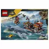 LEGO Jurassic World 77983 Mosasaurus Dinosaur Boat Attack (280 daļas, 3 minifigūras, vecums 7+)
