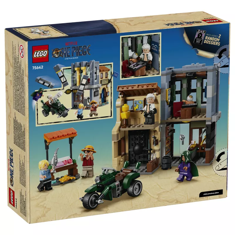 LEGO One Piece 75642 Showdown with Captain Smoker būvēšanas komplekts