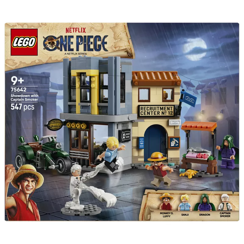 LEGO One Piece 75642 Showdown with Captain Smoker būvēšanas komplekts