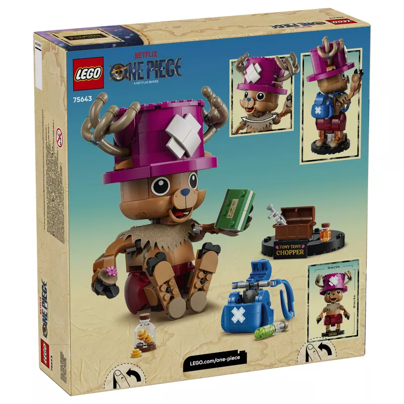 LEGO One Piece 75643 Tony Tony Chopper konstruktors (250 detaļas)