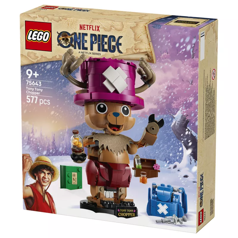 LEGO One Piece 75643 Tony Tony Chopper konstruktors (250 detaļas)