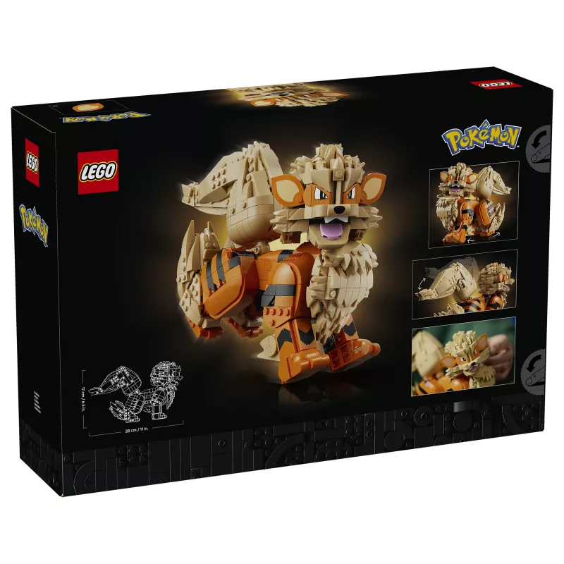 LEGO Pokémon Arcanine būvēšanas rotaļlietu komplekts (72160)