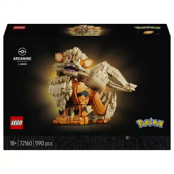 LEGO Pokémon Arcanine būvēšanas rotaļlietu komplekts (72160)